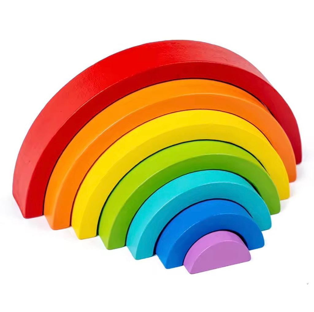 Wooden Rainbow Stack