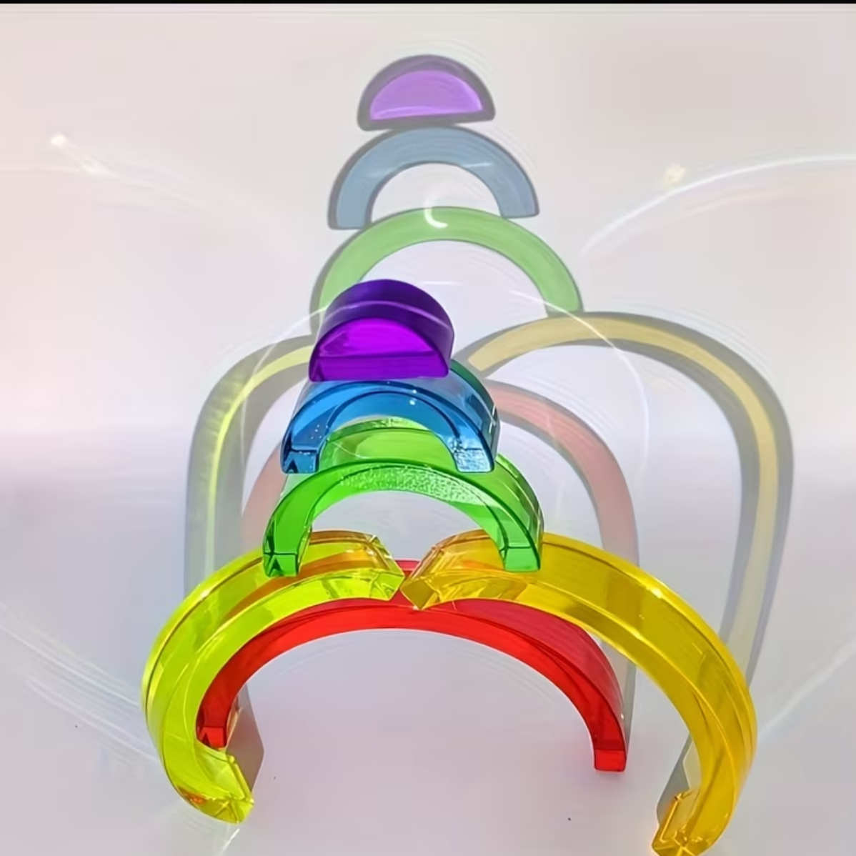 Acrylic Rainbow Stack