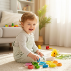 Wooden Shape Sorting & Stacking