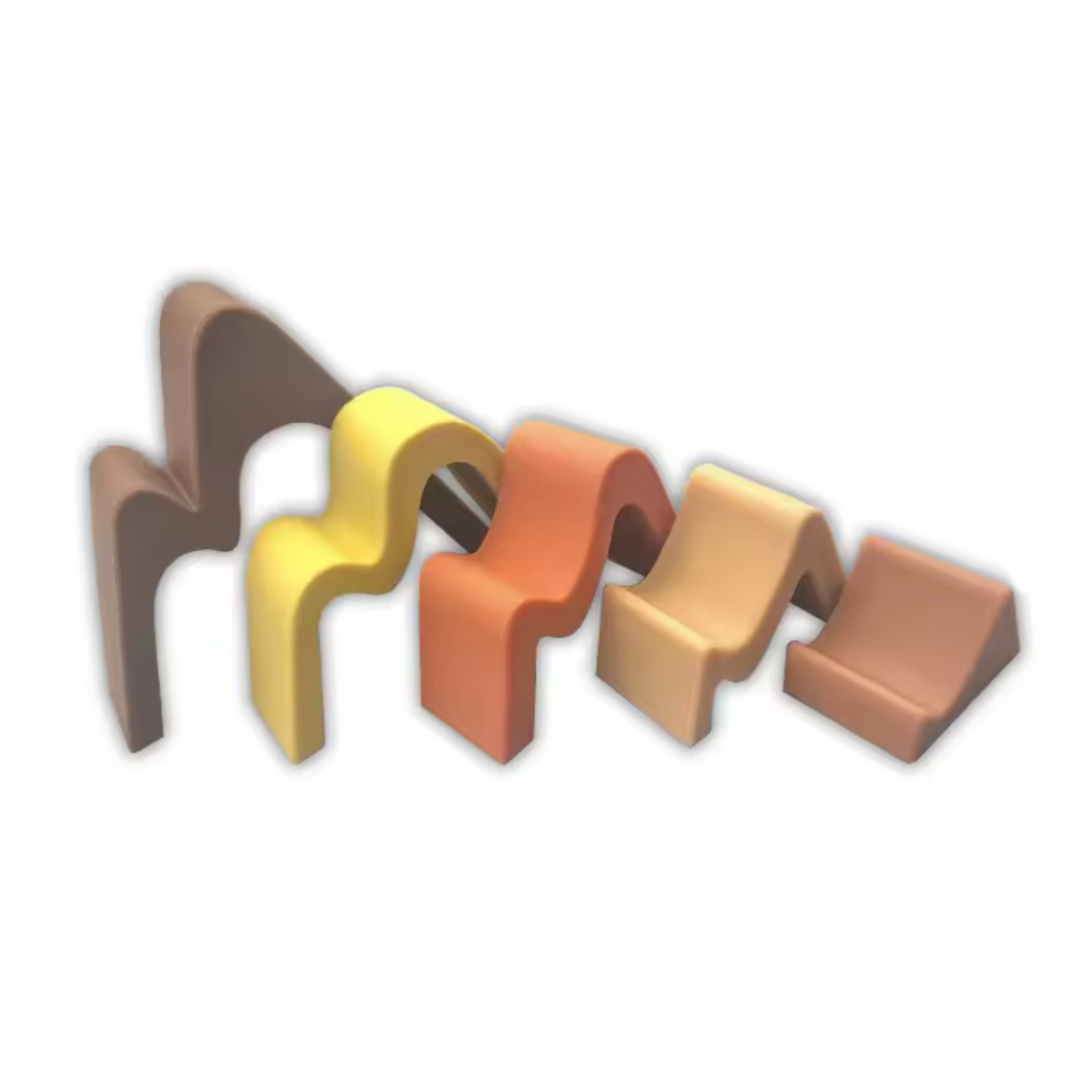 Silicone Mountain Stacking set