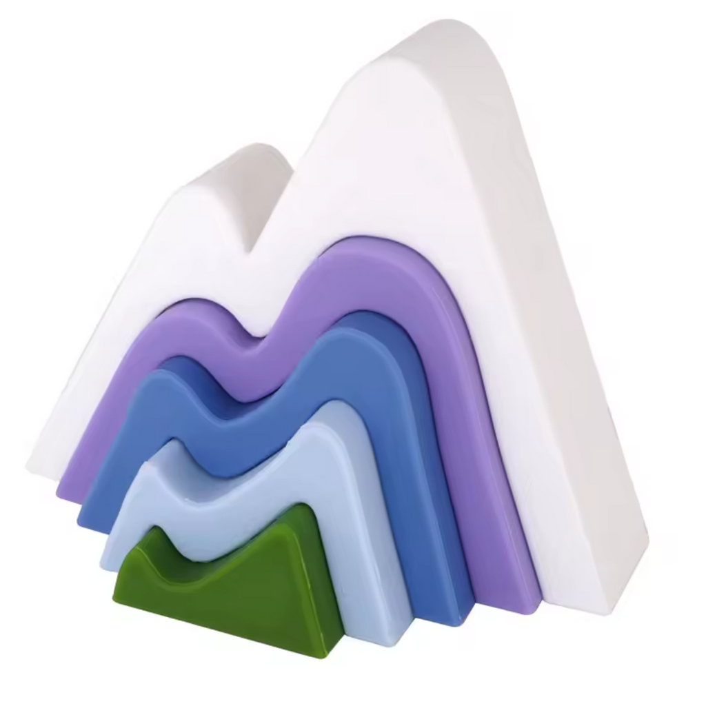 Silicone Mountain Stacking set