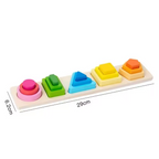Wooden Shape Sorting & Stacking