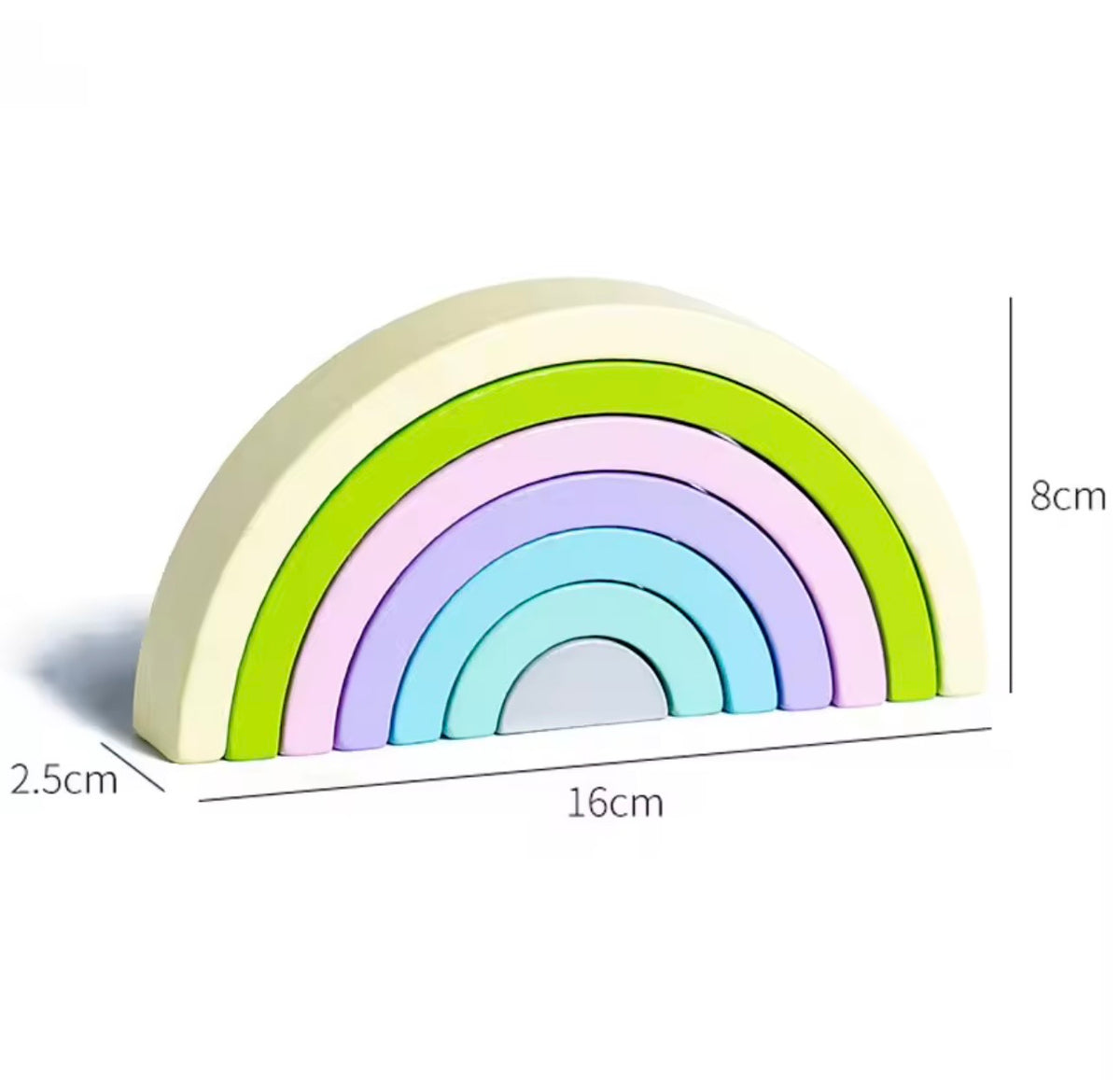 Wooden Rainbow Stack