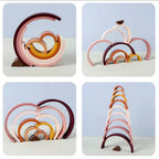 Wooden Rainbow Stack