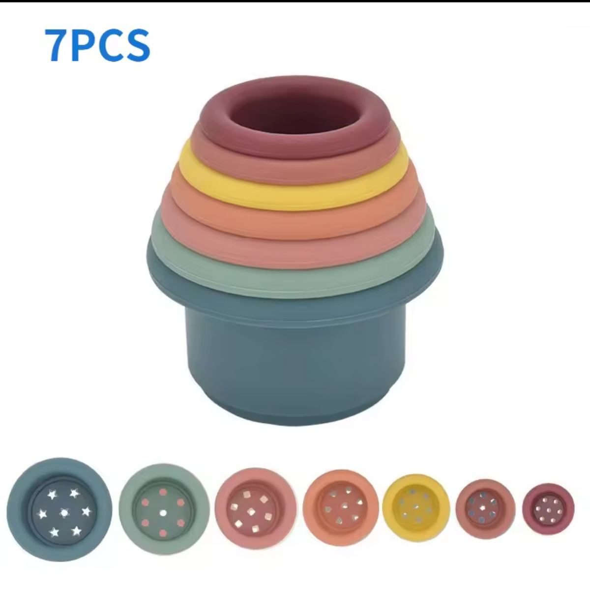 Silicone Stacking Cups