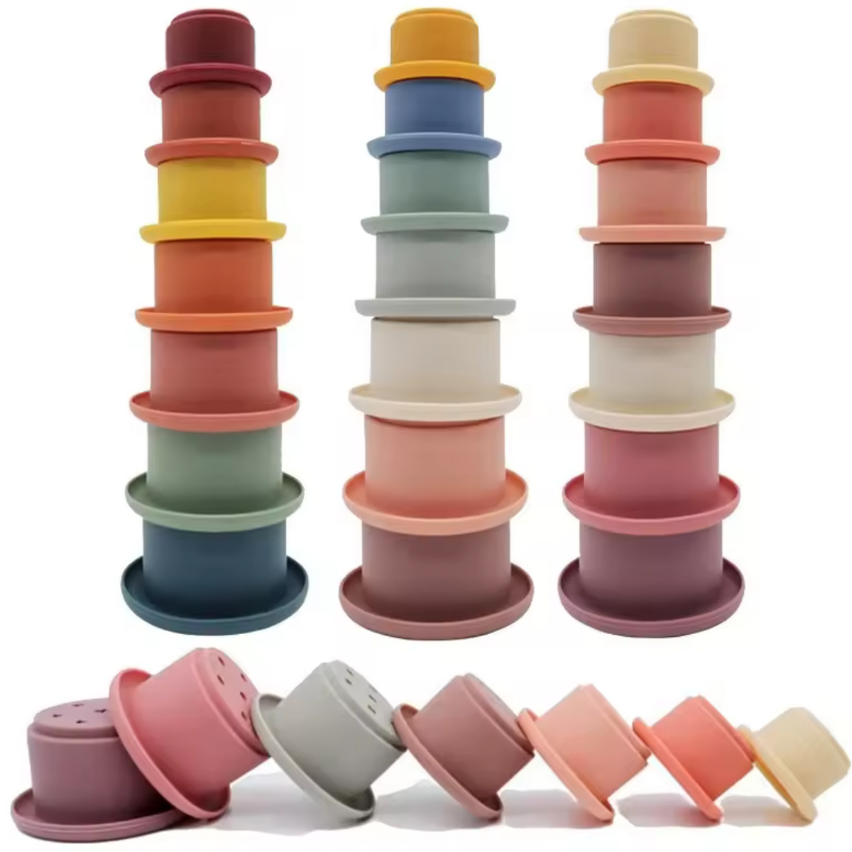 Silicone Stacking Cups
