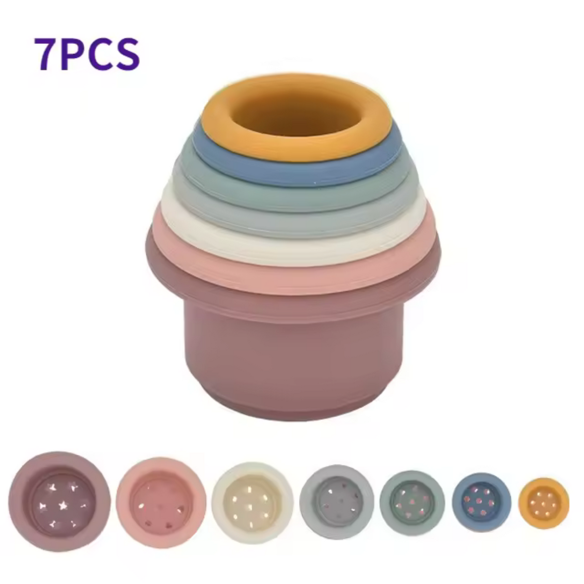Silicone Stacking Cups