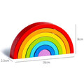 Wooden Rainbow Stack
